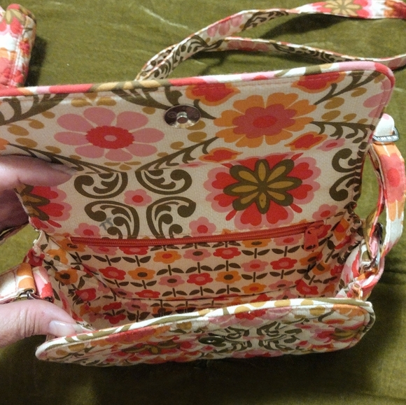 Vera Bradley "Folkloric" 3-piece set: Bag + Purse + Wallet - Picture 4 of 7